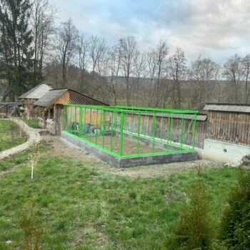 Sera sticla Dalia 24 380 x 753 verde